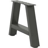  Noge za klubsko mizico v obliki črke A, 2 kosa, antracitne, 30 x (30-31) cm, jeklo | Shoptok.si