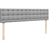  Otomanski krevet s madracem svijetlosivi 200x200 cm tkanine | shoptok.hr