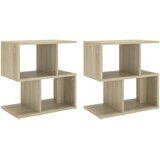  Noćni ormarići 2 kom boja hrasta 50x30x51,5cm konstruirano drvo | Eponuda.ba