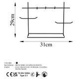 Lessentiel Maison Držač za nakit TK-007-B, 31x29x13 cm, Crni | Eponuda.ba
