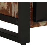 vidaXL Nočna omarica večbarvna 40x30x50 cm trden predelan les | Shoptok.si
