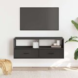 vidaXL TV ormarić crni 100 x 31 x 39,5 cm konstruirano drvo i metal | shoptok.hr