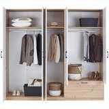 XXXL Omara Za Oblačila Mila, Barva Hrasta, Bela | Shoptok.si
