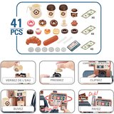 TechKidz 41-delna otroška kavarna s svetlobnimi in zvo?nimi u?inki, Modra / Rjava, (21552274) | Shoptok.si
