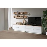 Hom`in REGAL 280/174/44 cm bela, hrast artisan Cene