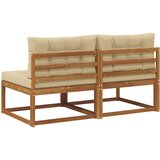  Srednji zunanji kavč z blazino 2 Kos Naravna, (5000271968) | Shoptok.si