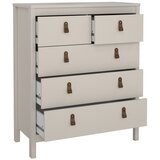 Tvilum Sivo-bež komoda 82x99x38 cm Madrid – | shoptok.hr