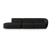 Milo Casa Crna sofa od šenila s desnim kutom 311 cm Paolo – Cijene