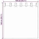 Voile zavjese s petljama 2 kom žute 140x140 cm | Shoptok.si