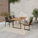 Amatio STOL tikovina aluminij antracit, zelena, barva tikovine | Shoptok.si