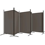 Sobna pregrada s 6 panela antracit 520x180 cm od tkanine | shoptok.hr