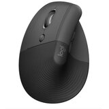 Logitech Lift Left vertical ergonomična za levičarje brezžična optična črna miška Cene