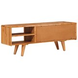 TV ormar s policom Smeđa 110 x 30 x 40 cm Čvrsto drvo akacije | shoptok.hr