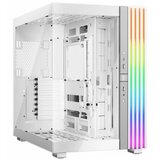 Be Quiet! light base 900 dx white, mb compatibility: e-atx/ atx / m-atx / mini-itx, argb illumination, fully windowed front and side panel, 2 argb and fan hubs with 12 connectors in total, space for up to two radiators up to 420mm Cene