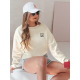 DStreet Bluza damska oversize z haftem SOFTSLON ecru Cene