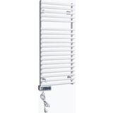  Ehr pro električni kopalniški stenski radiator in sušilnik, bela barva - 500x1250 mm, 600-715 w | Shoptok.si