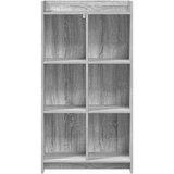 Police za knjige Siva Sonoma 59 x 30 x 111 cm Konstruirano drvo | Shoptok.si
