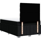  Krevet box spring s madracem crni 120 x 190 cm od tkanine | shoptok.hr