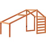 Furnova Streha za otroško posteljo voščeno rjava 198x97x113 cm borovina, (21918585) | Shoptok.si