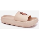 Boto Women's Foam Slippers With Bear Beige Lalon | Shoptok.si