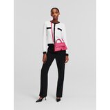 Karl Lagerfeld Kardigan crna / bijela | shoptok.hr