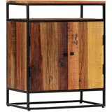 In bočni ormarić od masivnog obnovljenog drva i čelika 60x35x76 cm | shoptok.hr