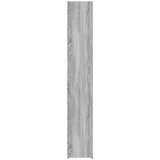 VidaXL Visoka omara siva sonoma 30x42,5x185 cm inženirski les Slike