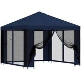 vidaXL Vrtni gazebo s stranskimi stenami 3 x 3 m Modra, (5000218949) | Shoptok.si