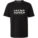 Jack & Jones Muška majica Jcofusion Jj Branding Tee Ss Crew Neck, Crna Cene