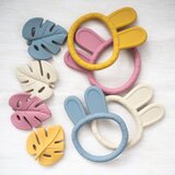 Zopa Silicone Teether Rabbit grickalica za bebe Old Pink 1 kom | shoptok.hr