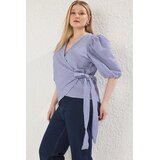 Trendyol ženska bluza Tbbss25Af00017, plava Cene