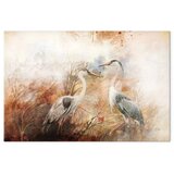  Slika - Herons on the Hunt (1 Part) Wide 120x80 Standard | shoptok.hr
