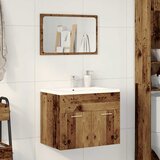  2-dijelni set kupaonskog namještaja od starog drveta | shoptok.hr