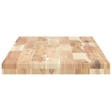  Plutajuće police 4 kom 120x40x4 cm od neobrađenog drva bagrema | shoptok.hr