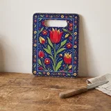 pogrinjki Set 4 Desk S Cvetjem Večbarvna