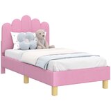  Okvir kreveta za malu djecu s naslonom Ružičasta 70 x 140 cm | shoptok.hr