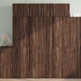 vidaXL Ormarić za pohranu boja hrasta 70x42,5x225 cm konstruirano drvo Cijene