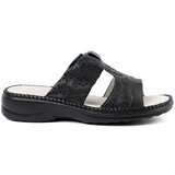 Shelvt Black flip-flops with a soft insole and an openwork finish Cene