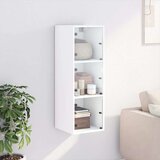  Zidni ormarić sa staklenim vratima bijeli 35 x 37 x 100 cm | shoptok.hr
