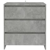  Komoda siva boja betona 70x41x75 cm od konstruiranog drva | Eponuda.ba