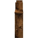  Zidne police 2 kom boja hrasta 50x12x50 cm konstruirano drvo | shoptok.hr