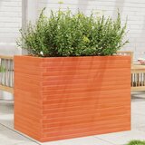 Maison Chic Vrtno cvetlično korito - Cvetlični Lonec vošč. rjavo 90x60x68,5 cm trdna borovina, (21789122) | Shoptok.si