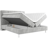 Esposa POSTELJA Z VZMETNICO 180 cm x 200 cm , tekstil svetlo siva | Shoptok.si