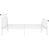  Za krevet bijeli metalni 160 x 200 cm | shoptok.hr