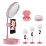 Selfie LED Ring light G3 16cm sa stalkom roze | Eponuda.com
