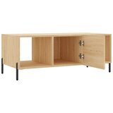  Stolić za kavu boja hrasta 102 x 50 x 40 cm konstruirano drvo | shoptok.hr