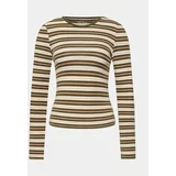 BDG Urban Outfitters Jopa Striped Crew Neck Ls 77096915 Bež Slim Fit