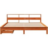  Krevet s regalom za knjige bez madraca 180x200 cm od borovine | shoptok.hr