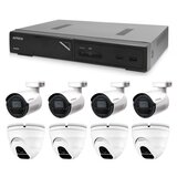 Avtech Komplet kamera 1x NVR AVH2109AX, 4x 2MPX IP Bullet kamera DGM2103SV i 4x 2MPX IP Dome kamera DGM2203SVSE + 8x UTP kabel 1x RJ45 - 1x RJ45 Cat5e 15m! Cijene