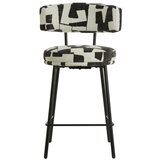 Light & Living Crna/krem podstavljena barska stolica Harvie – | shoptok.hr